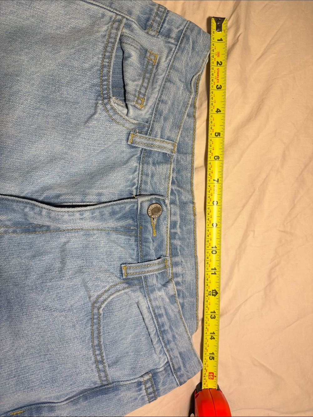 Brandy Melville Light Blue Wide-Leg Jeans - Picture 4 of 4